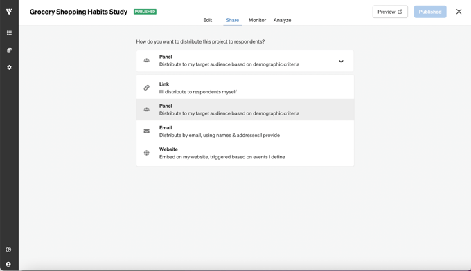 Voicepanel share with panel